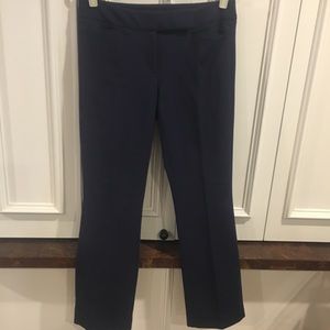 Navy blue bootcut 6Short Ponte  slacks
